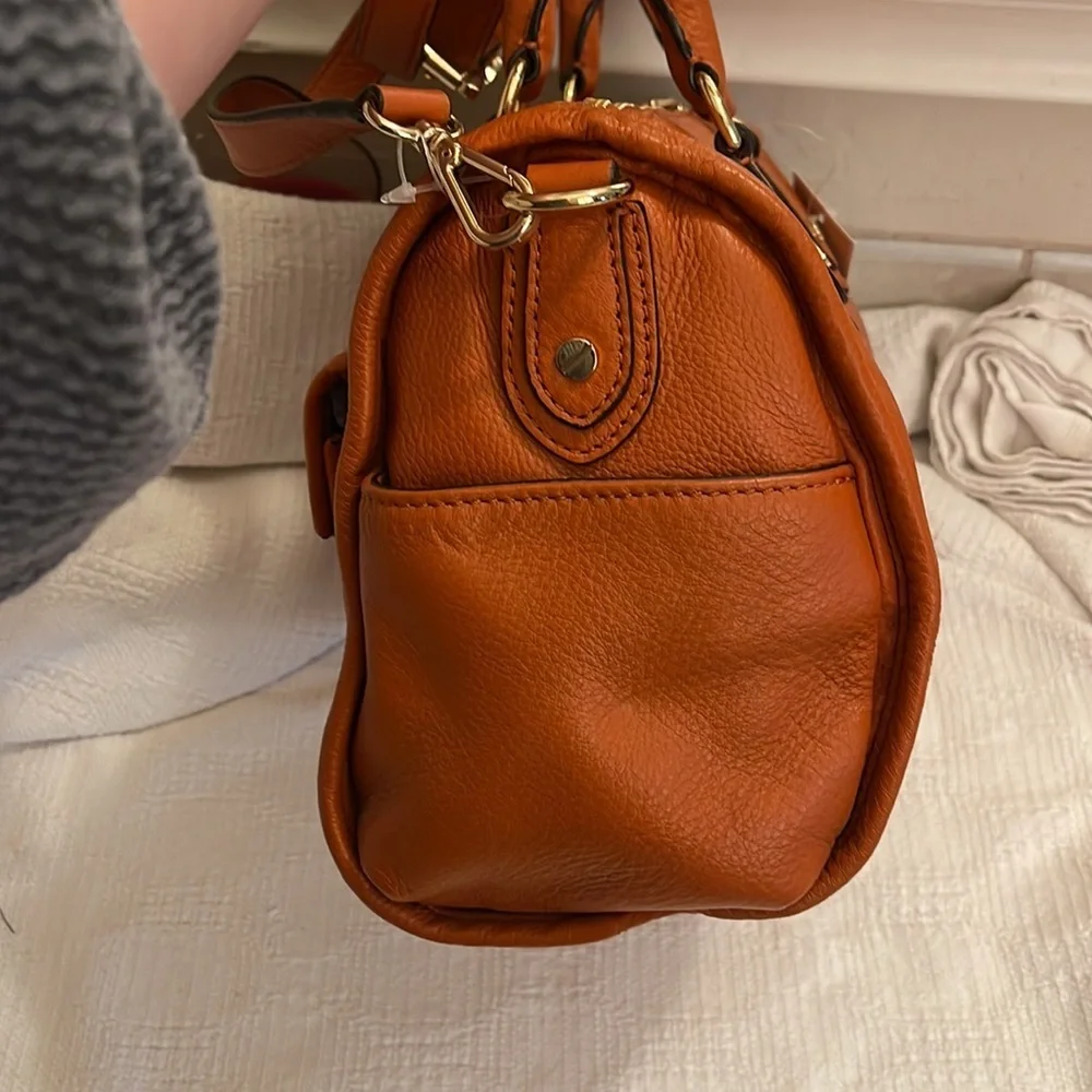 MICHAEL KORS-Margo satchel in burnt orange - NWT